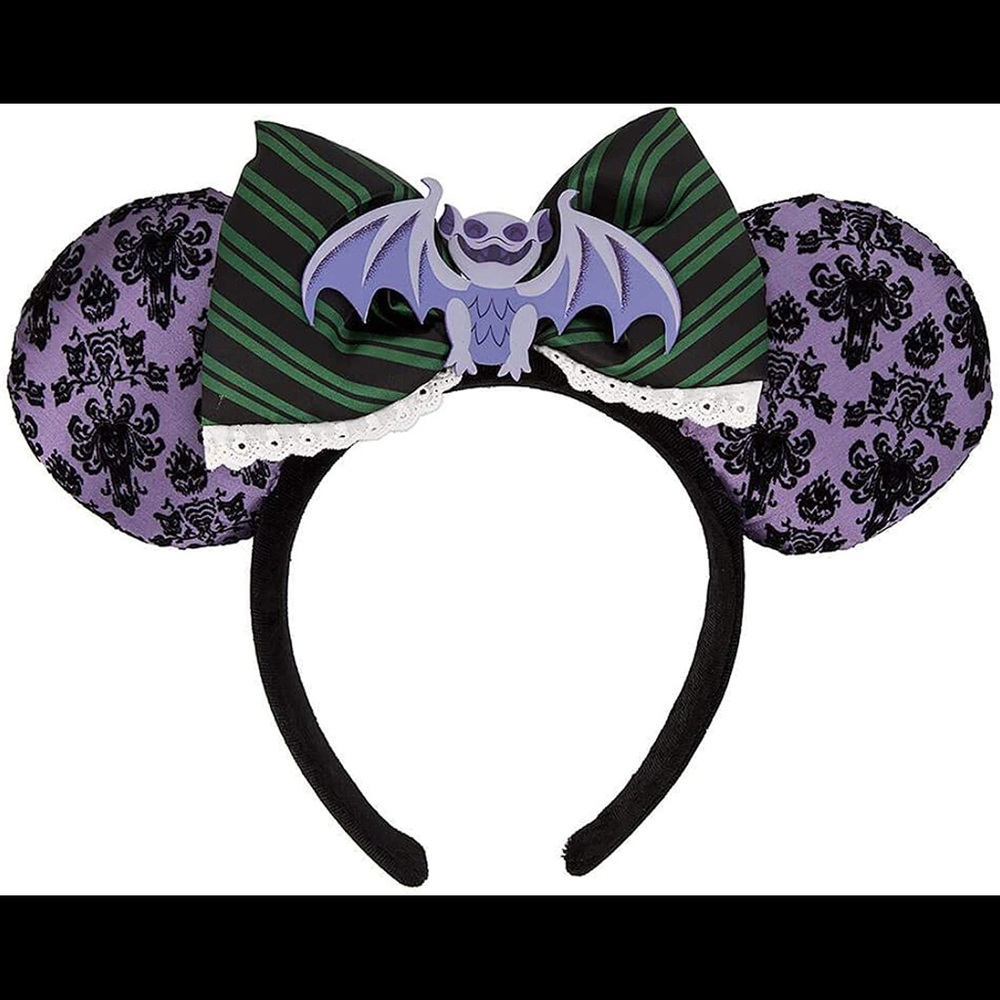 Disney Parks Haunted Mansion Minnie Ears Headband - Picture 4 of 8